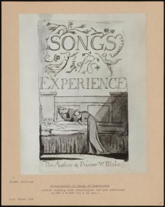 Frontispiece To Songs Of Experience