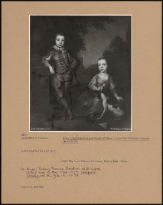 Hon John Monckton And Henry William (Later 3rd Viscount Galway) As Children