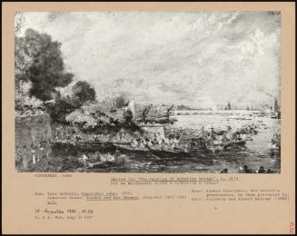 Sketch For The Opening Of Waterloo Bridge