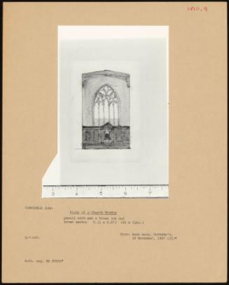 Study of a Church Window