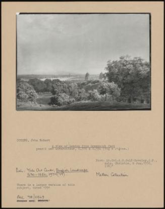 A View Of London From Greenwich Park