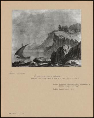 A Rocky Coast And Felucca