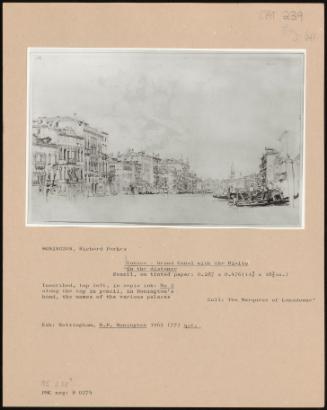 Venice - Grand Canal With The Rialto In The Distance