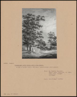 Landscape With Trees And A Low House