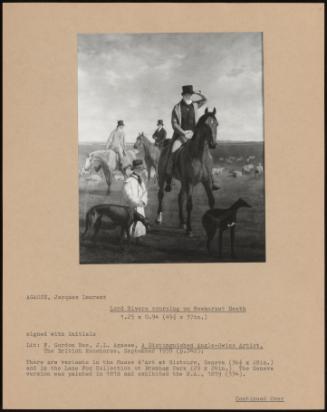 Lord Rivers Coursing On Newmarket Heath