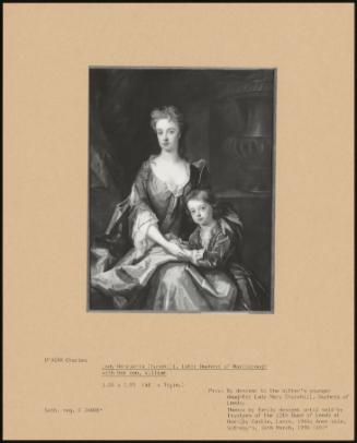 Lady Henrietta Churchill, Later Duchess Of Marlborough With Her Son, William