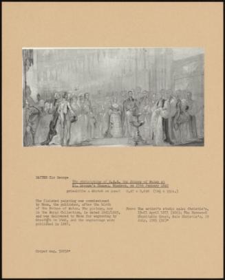 The Christening Of H. R. H. The Prince Of Wales At St. George's Chapel, Windsor, On 25th January 1842