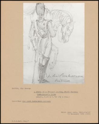 A Study Of A Trooper Holding Field Marshal Combermere's Horse