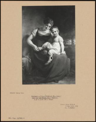 Portrait Of Mary Trimmer (Nee Syer) And Her Son Henry Syer Trimmer