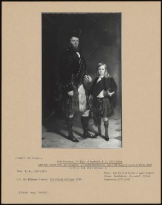 John Charles, 7th Earl Of Seafield, K.T. (1815-1881) With His Eldest Son, Ian Charles, Viscount Reidhaven, Later 8th Earl Of Seafield (1851-1884)