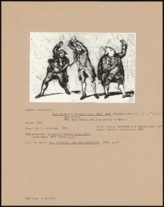 One Of Three Studies For 'war' And 'neither War Nor Peace'