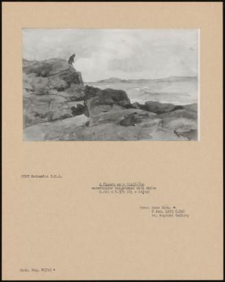 A Figure On A Cliff-Top