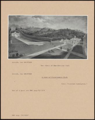 Two Views Of Hurstbourne Park; A View Of Hurstbourne Park