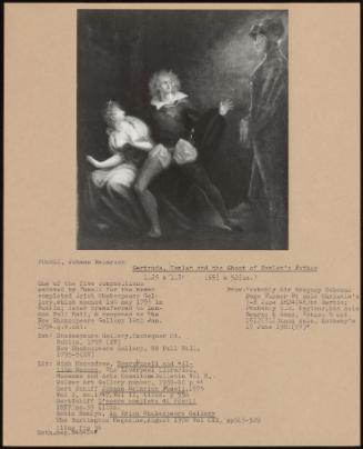 Gertrude, Hamlet And The Ghost Of Hamlet's Father