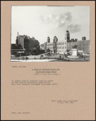 A View Of Charing Cross And Northumberland House