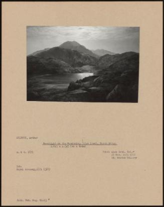 Moonlight On The Mountains, Llyn Idwal, North Wales