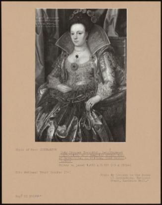 Lady Frances Cavendish, Lady Maynard (1593-1613), Only Daughter Of 1st Earl Of Devonshire, M. William, Lord Maynard C. 1608