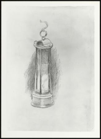 Study of a Miners Lamp