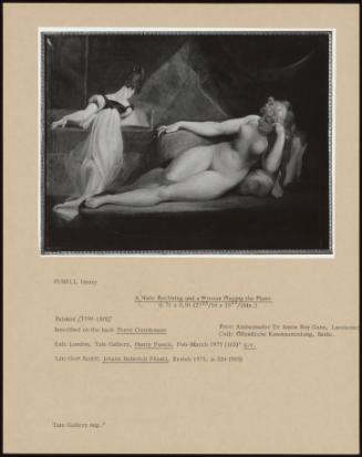 A Nude Reclining And A Woman Playing The Piano