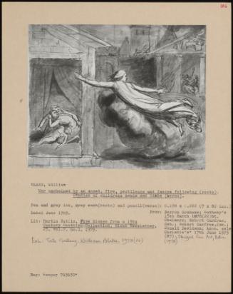 War Unchained By An Angel, Fire, Pestilence And Famine Following (Recto). Studies Of Children Heads And Limbs (Verso).