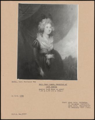 Lady Jane James, Daughter Of Lord Camden