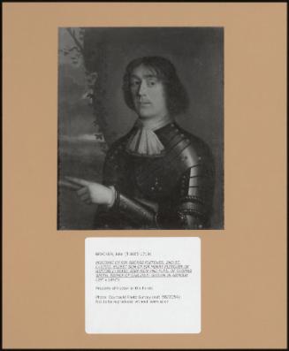 Portrait Of Sir George Fletcher, 2nd Bt (+1700), Eldest Son Of Sir Henry Fletcher Of Hutton (+1645); Step-Son And Pupil Of Thomas Smith, Bishop Of Carlisle; Shown In Armour