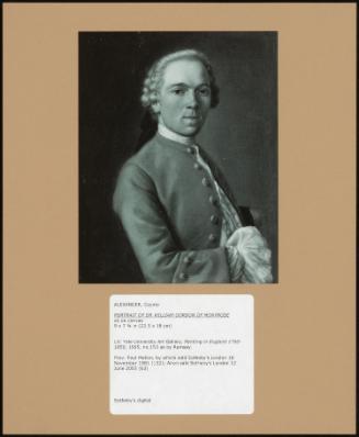 Portrait Of Dr William Gordon Of Montrose