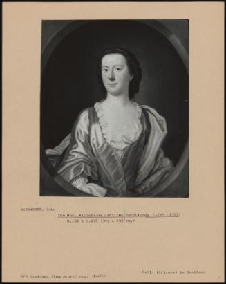 The Hon. Wilhelmina Caroline Sandilands (1715-1767)