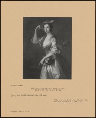 Portrait Of Lady Camilla Fleming (D. 1785)