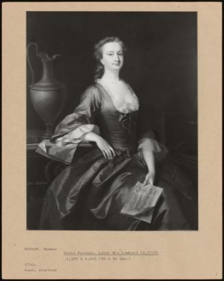 Grace Parsons, Later Mrs Lambard (D. 1778)