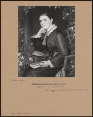 Portrait Of Caroline Fynes Clinton