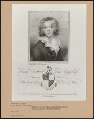 Portrait Of Gerard Frederick Finch Byng, Page Of Honour To H. R. H. The Prince Of Wales.